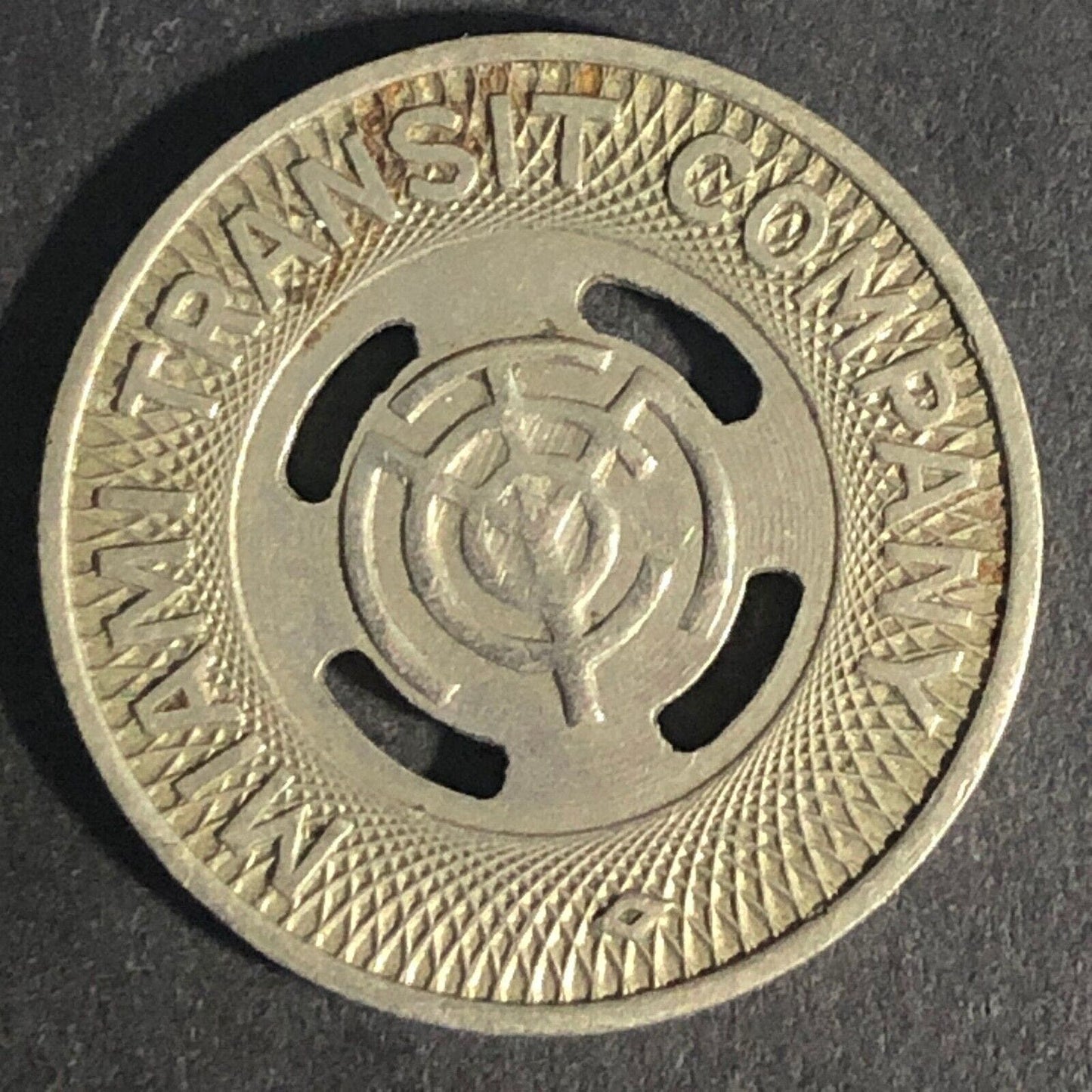 Miami Transit Company WM Transit Token 22.77mm w/ No Given Value