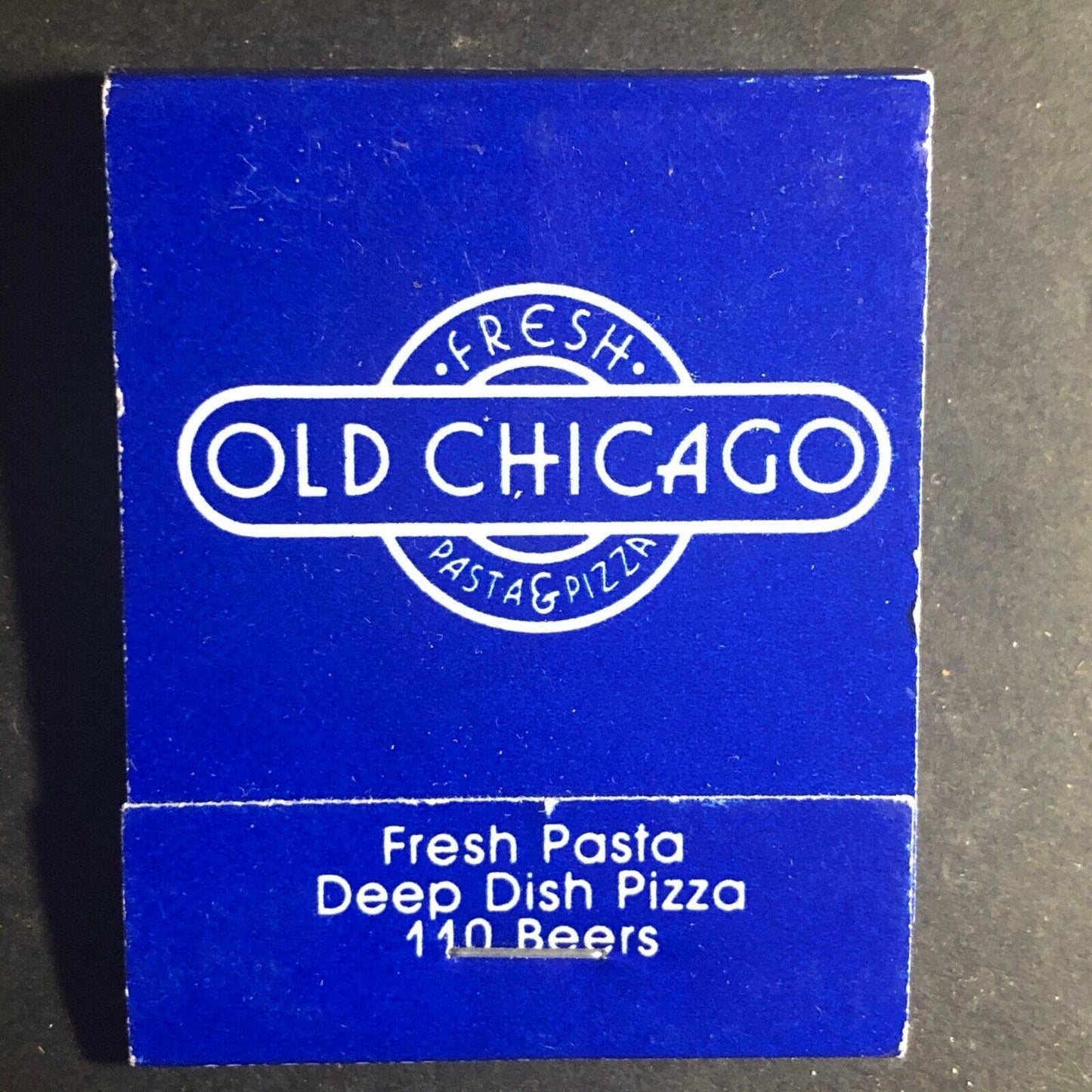 Vintage 1970's-80's Full Matchbook - Old Chicago Restaurant Arvada, Boulder, CO