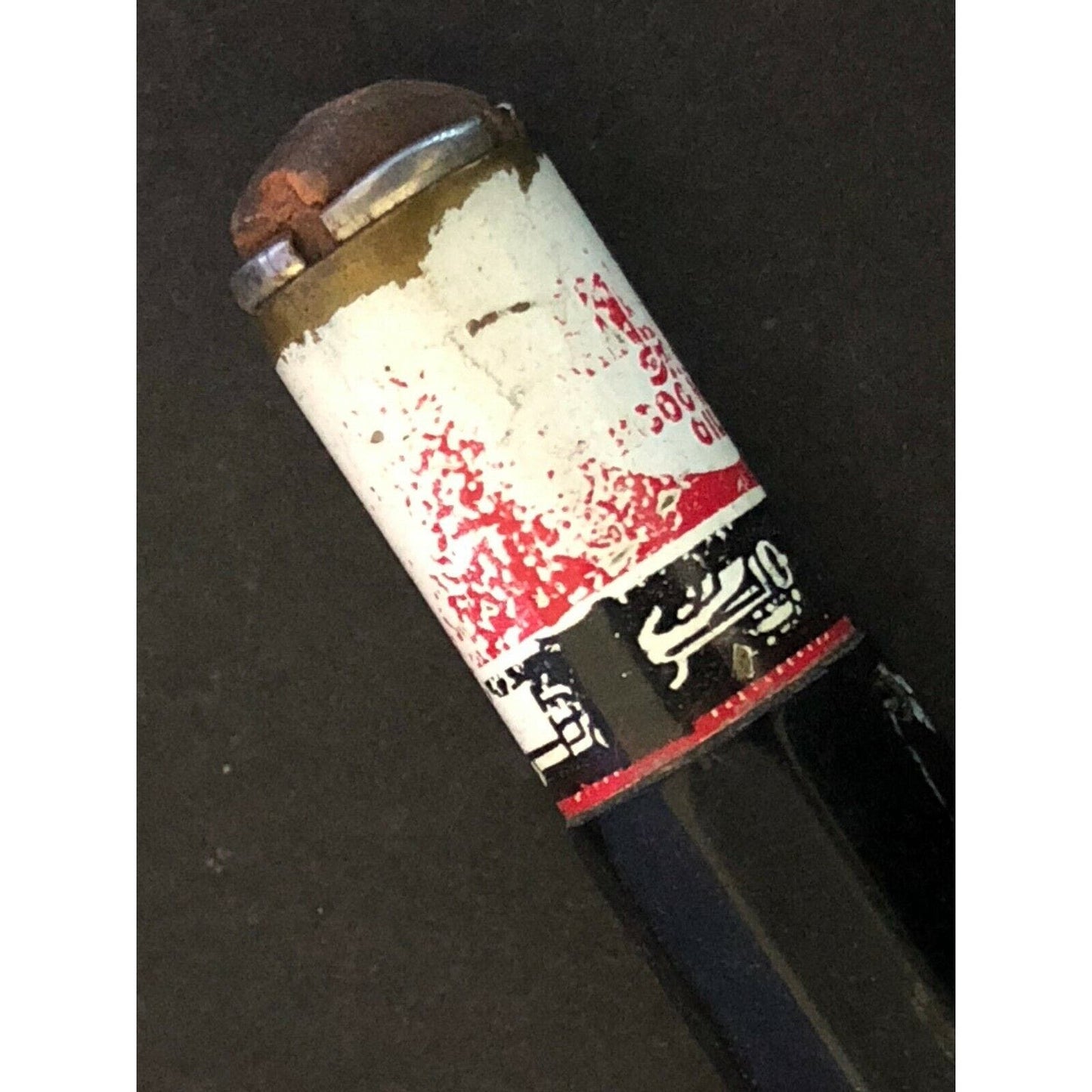 c1940's-50's Sidles Co. Mechanical Pencil Lincoln, NE Kendall Motor Oil Can Top