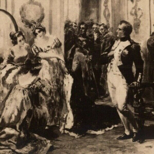 c1907-16 Ukrainian Postcard - Napoleon Before the Coronation