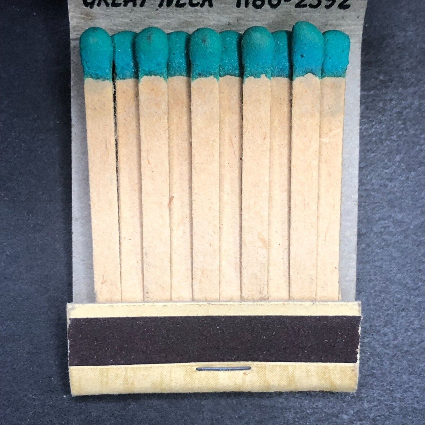 Great Neck Liquor Shop Middle Neck Rd. Full Matchbook c1940's Scarce VGC