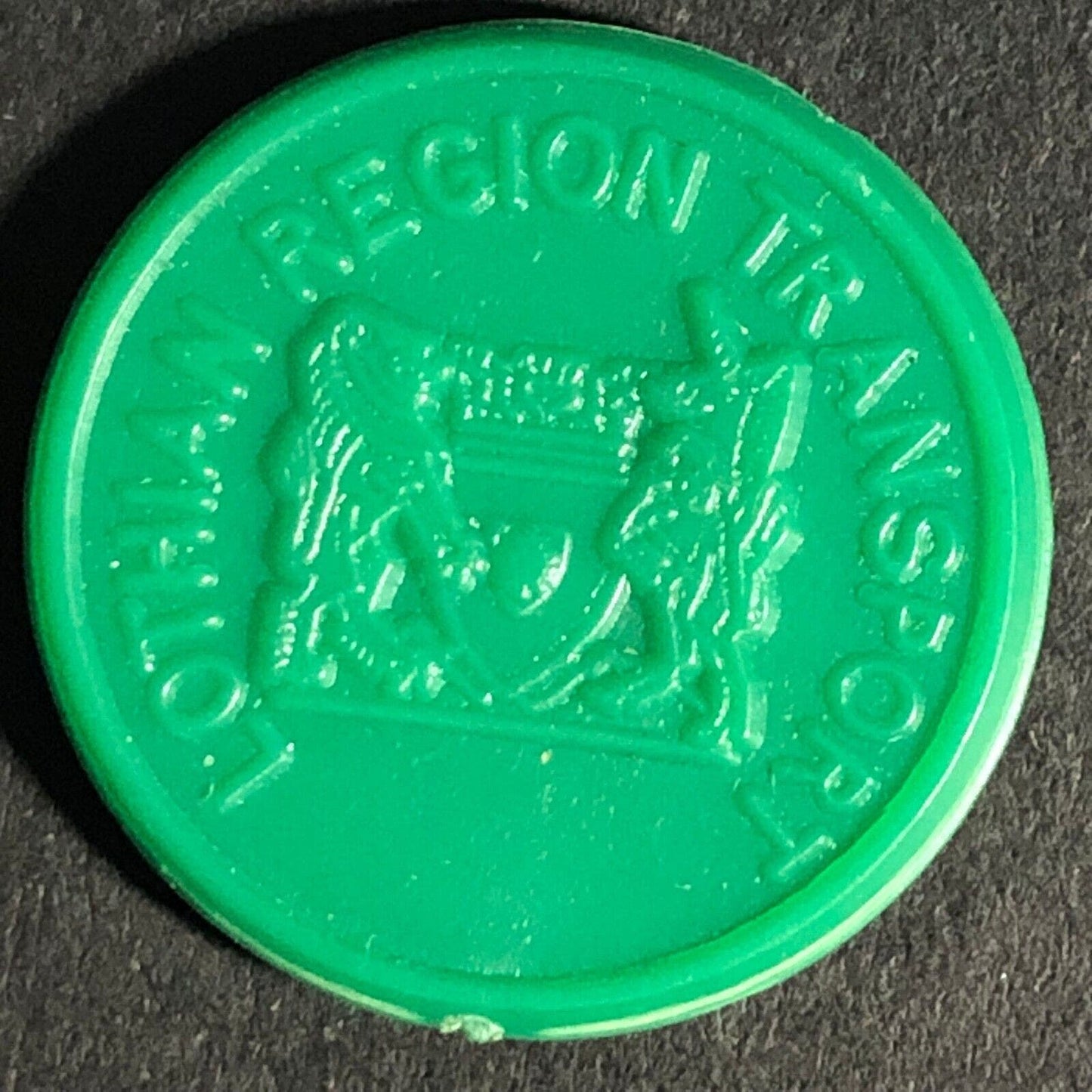 Lothian Region (Edinburgh, Scotland) 10P Plastic Transport Token 22.4mm
