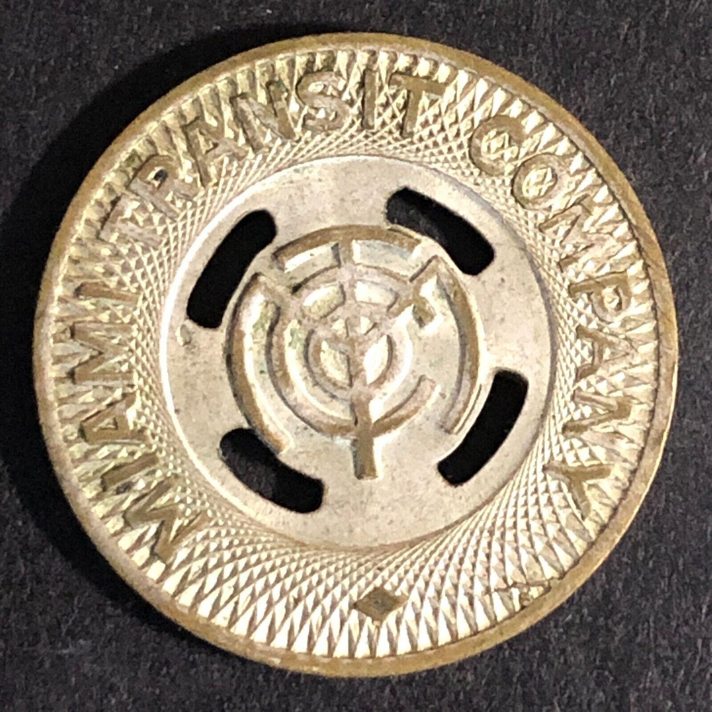 Miami Transit Company MTCO (FL) WM Transit Token 23mm