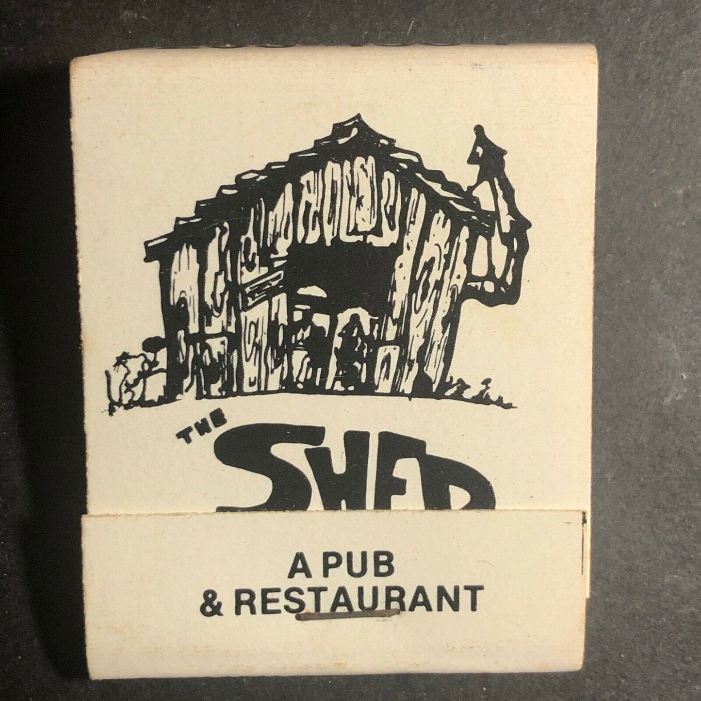 Vintage 1970's-80's Full Matchbook - The Shed Restaurant - Stowe, VT