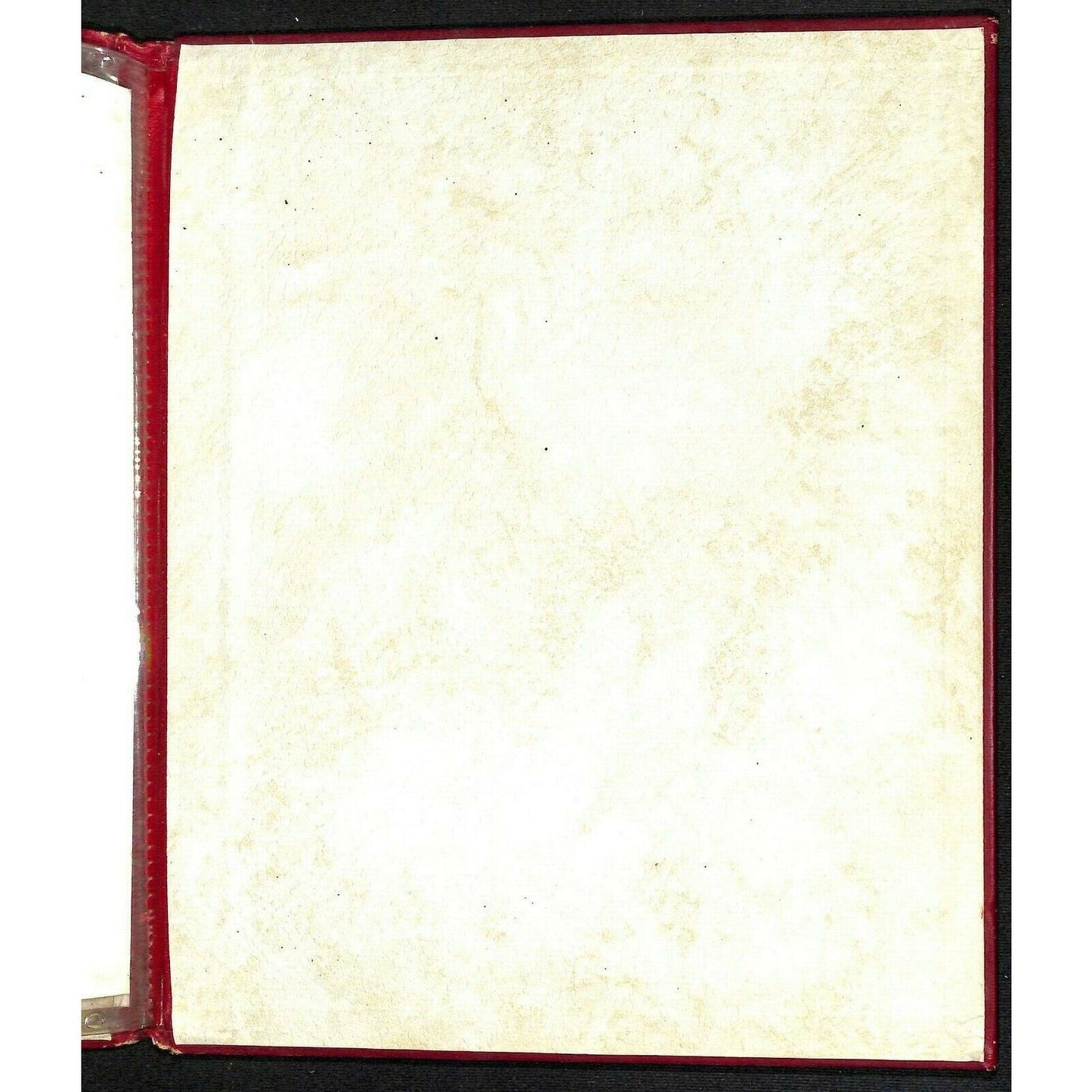 c1970's Park Hotel Bruxelles Menu w/ Big Thick Padded Folder / Cover
