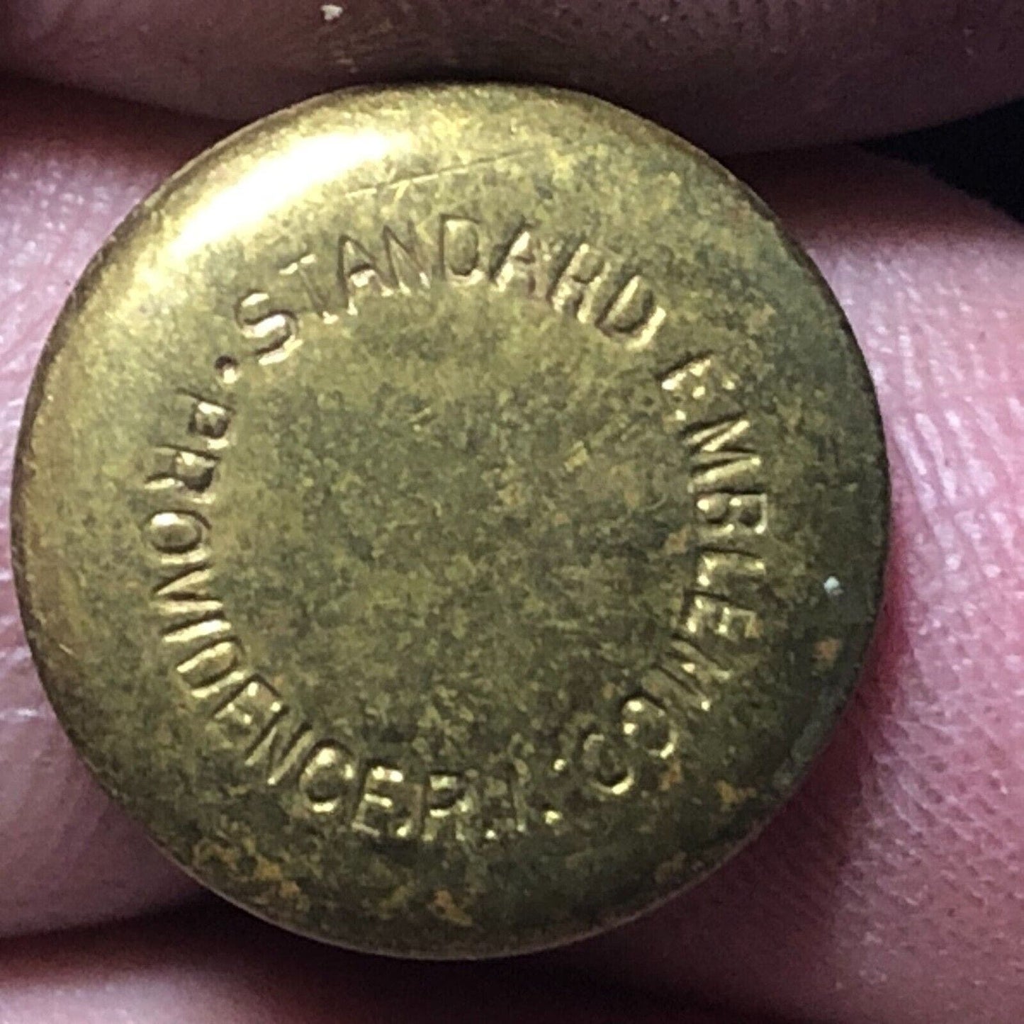 Standard Emblem Co. Providence, RI Brass Lapel / Pin Part?