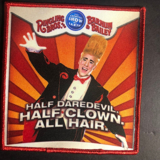 Bello Nock Half Daredevil Half Clown All Hair Ringling Bros Circus Patch