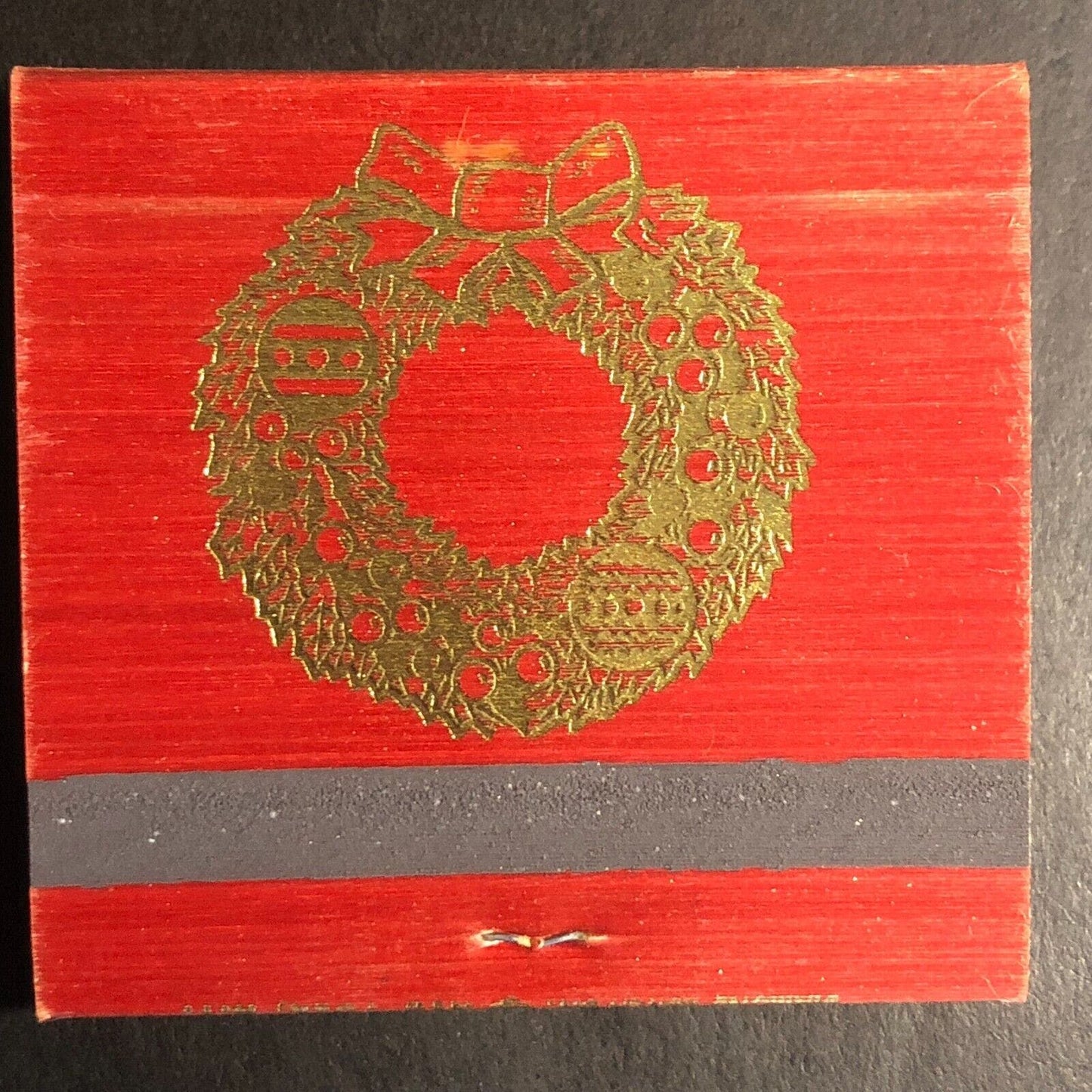 Black Angus Restaurant Springfield, IL "Season's Greetings" Matchbook c1974-84