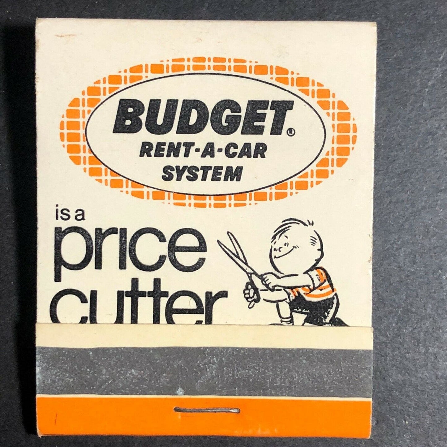 1960's Full Matchbook "Budget Rent-A-Car System" (Several California Locations)