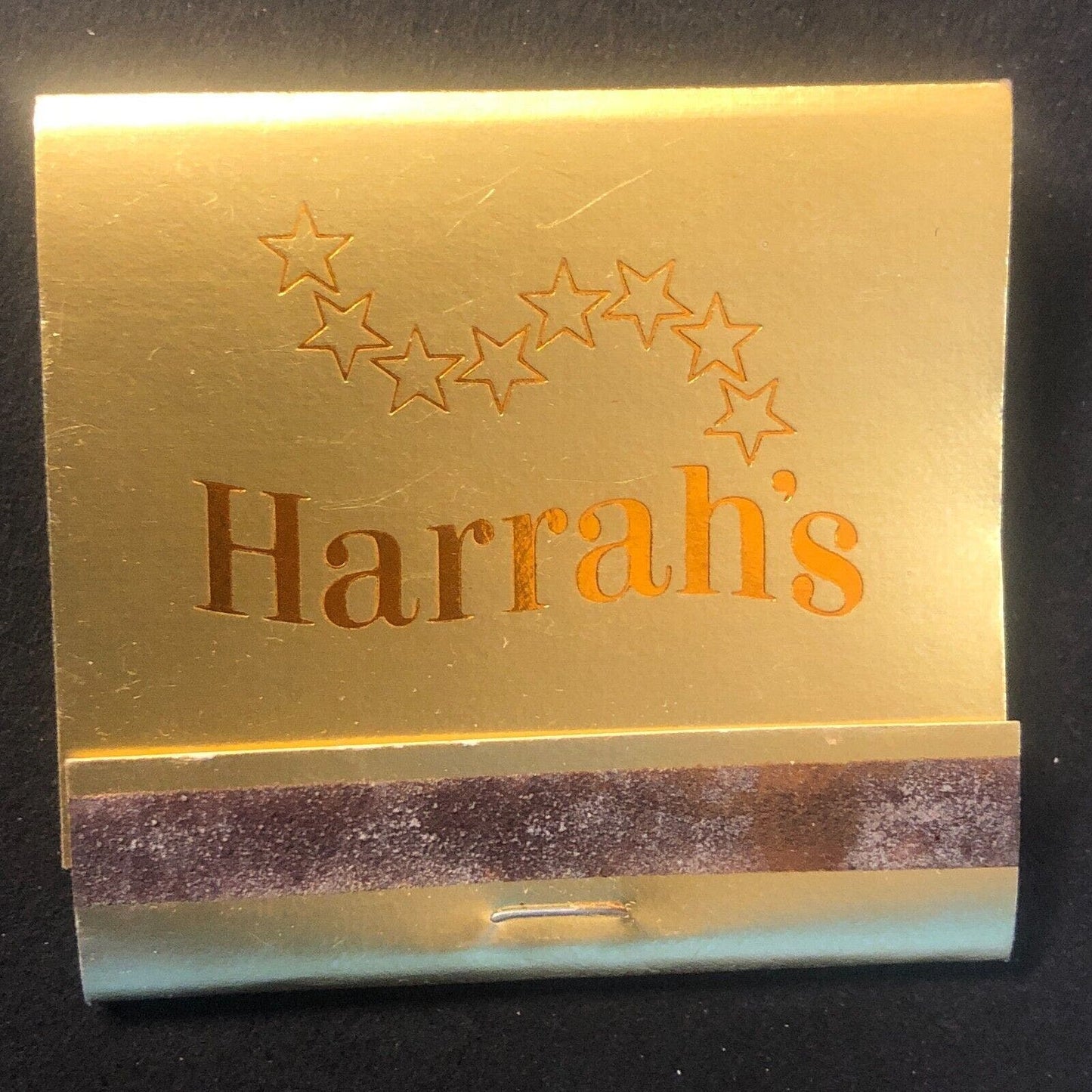 Harrah's Hotels Casinos Tahoe South Shore Vintage Full Matchbook c1960's-73 VGC