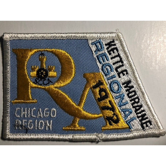 1972 Road America Chicago Region SCCA Kettle Moraine Vintage Patch - Scarce