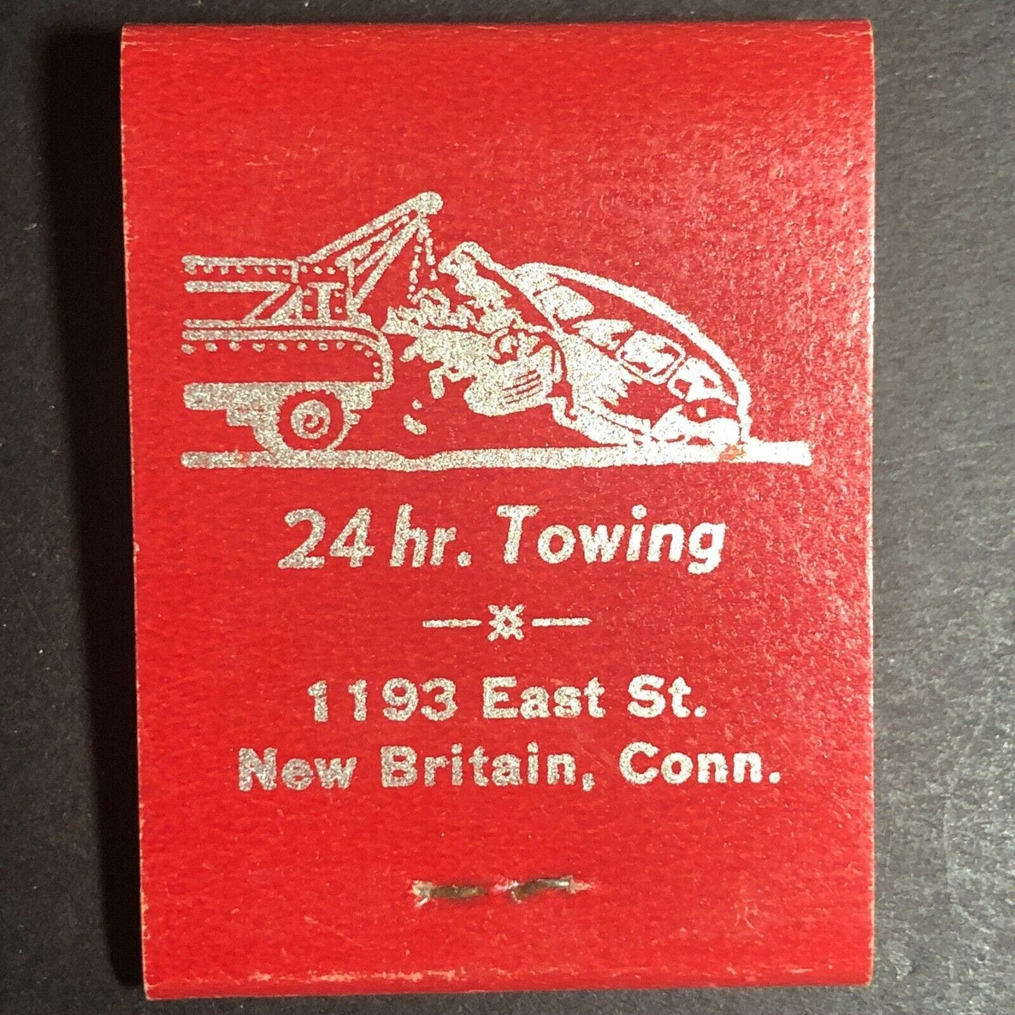 1940's-50's Full Matchbook - "Empire Motors" "24 hr. Towing" New Britain, CT