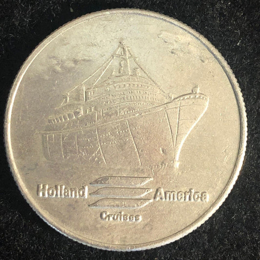 Holland American Cruises Medallion w/ Ship and Activities 37mm 19g VGC c80's-90s