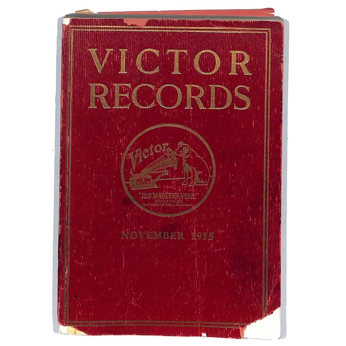 1915 Catalogue of Victor Records Talking Machine 200+pp w/ Red Seal Section