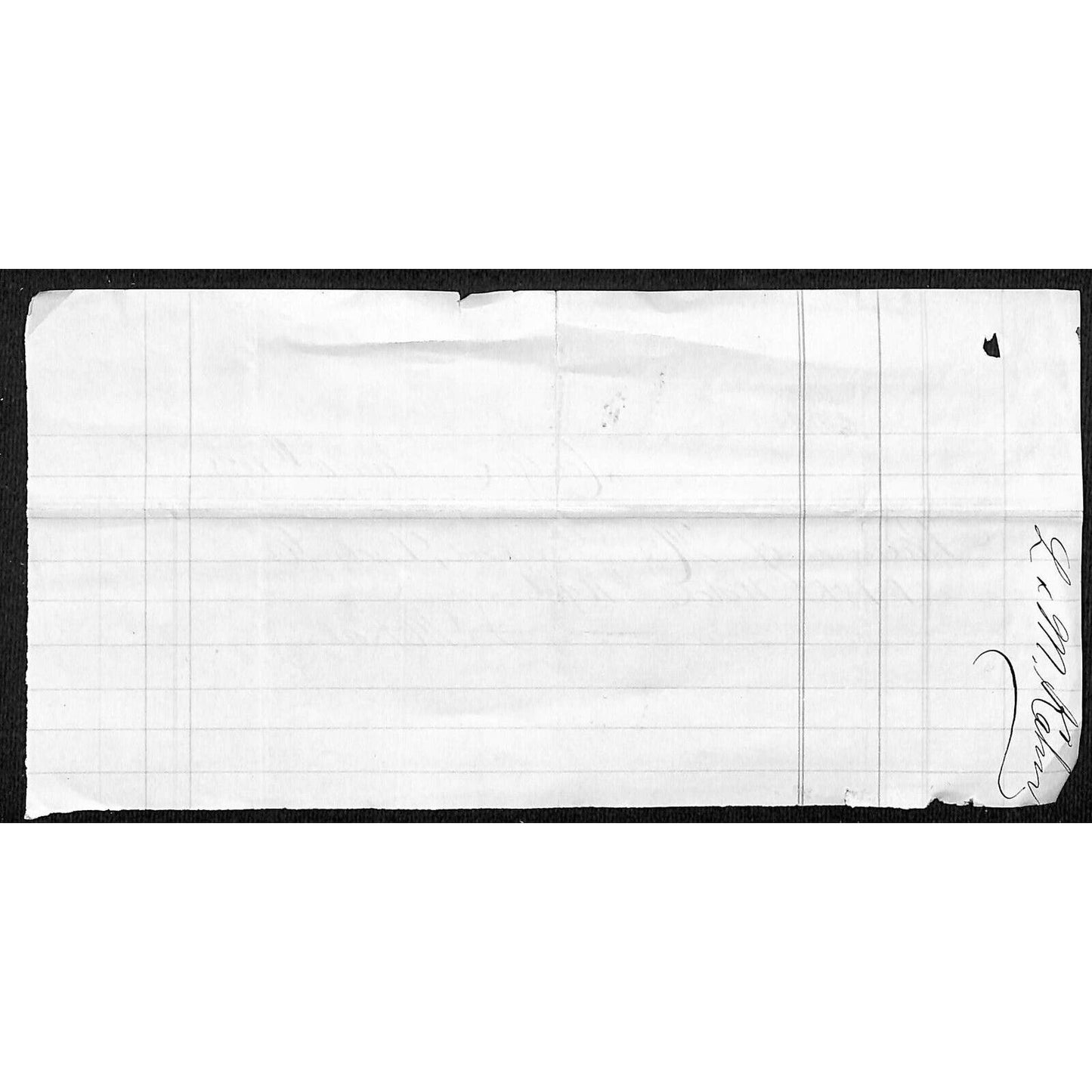 Hand Written Receipts Check - 3 1870's & 1 905 - New York Virginia City, Montana