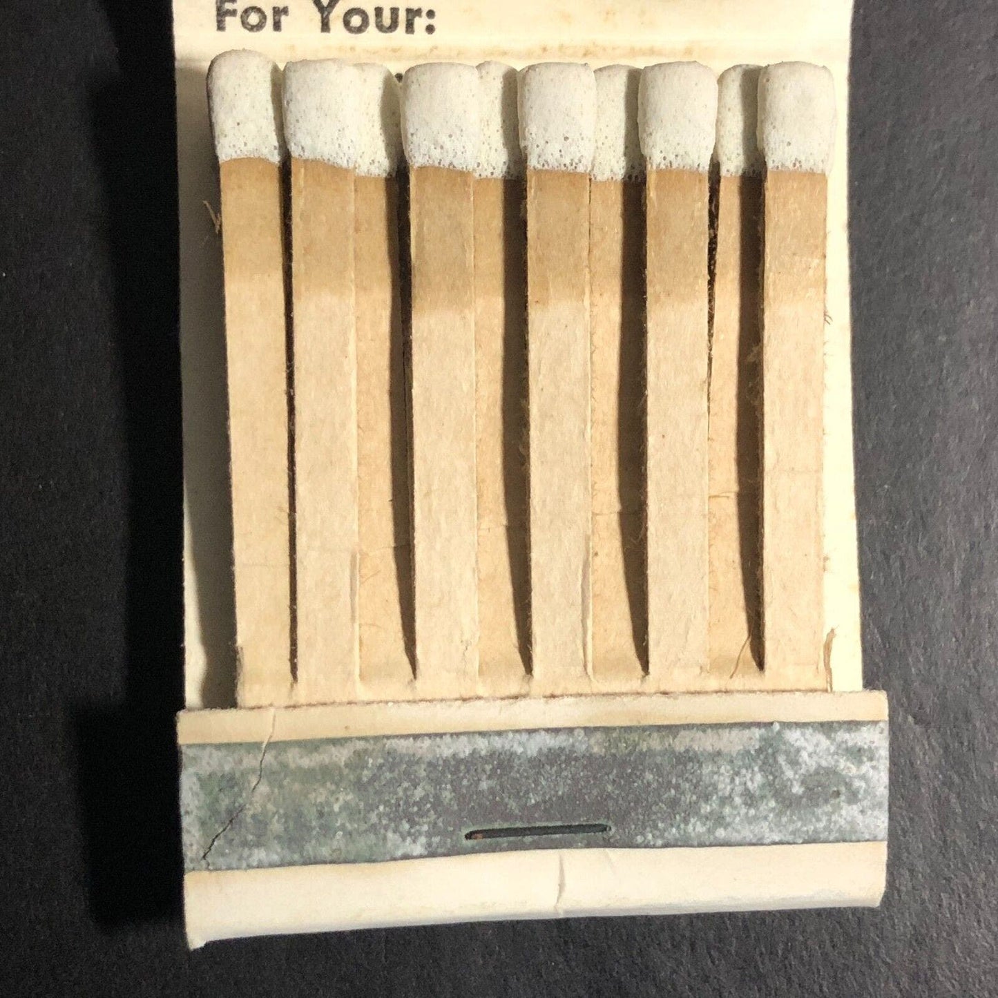 Catania's Jolly Club Restaurant Chicago Full Matchbook c1963-73 Very Scarce