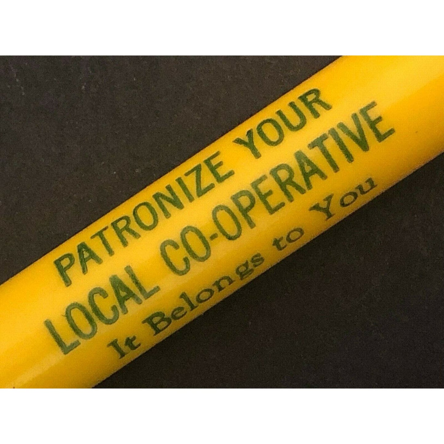 c1930's-40's "Farmers Union" "..Your Local CO-OP" Advertising Bullet Pencil