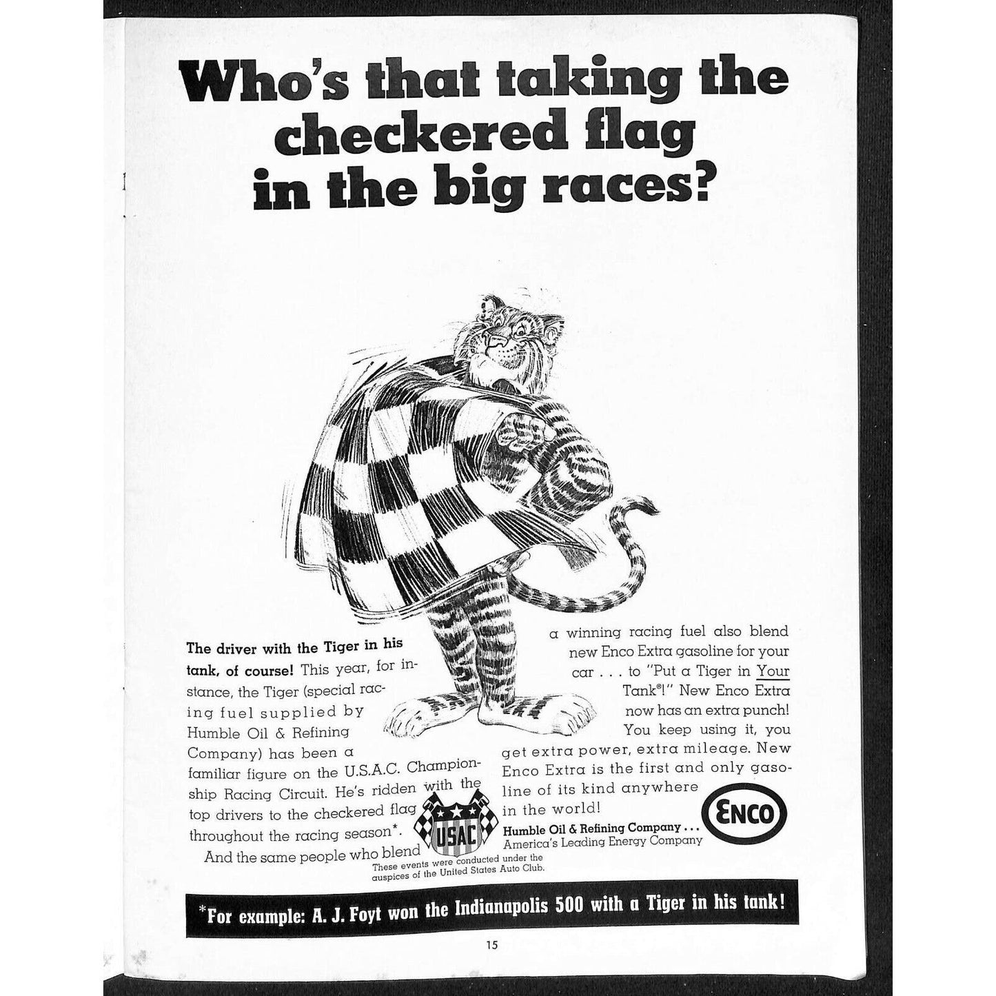 Scarce Sept 9 1967 USAC Hoosier Hundred Auto Racing Program Indiana Fairgrounds