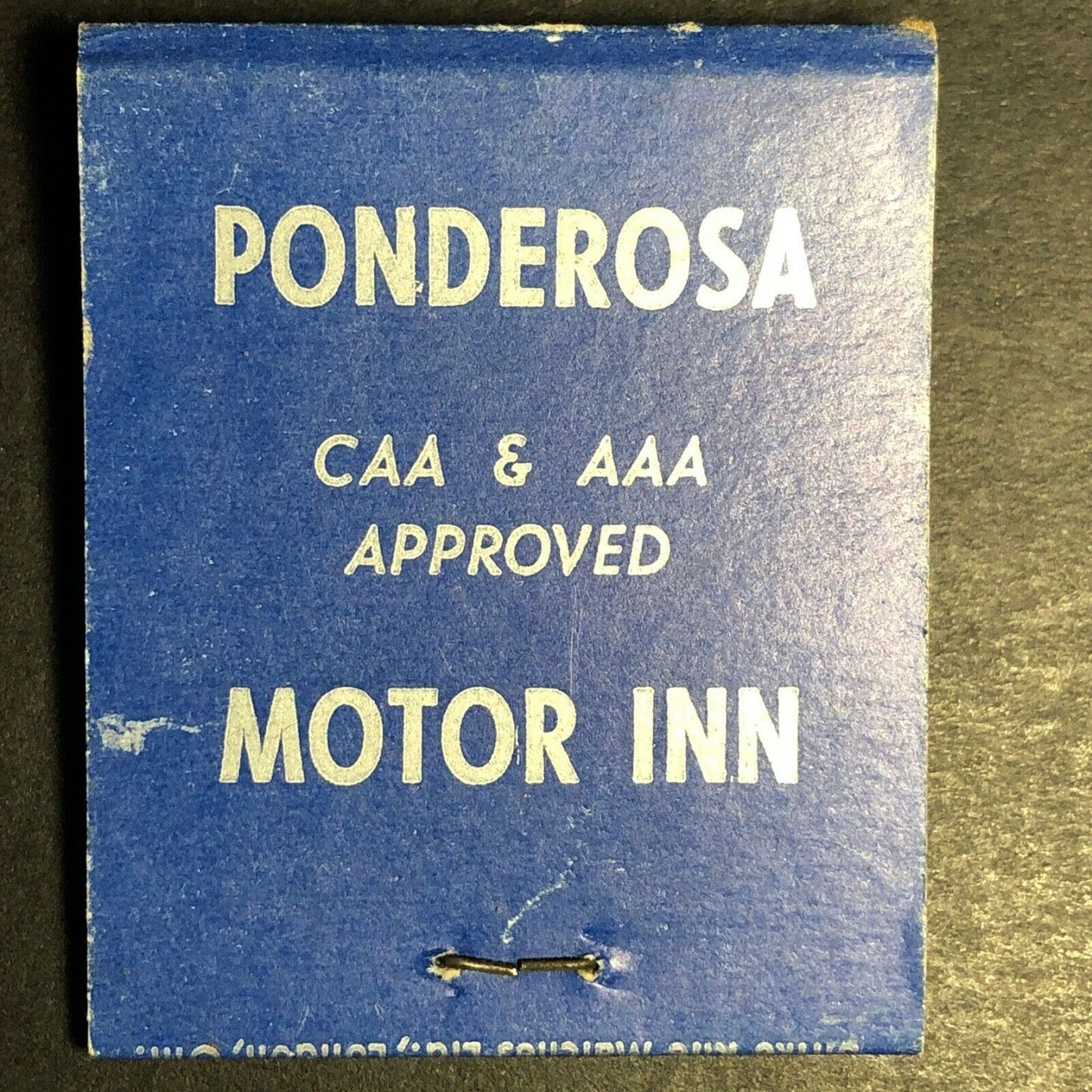 1960's Full Matchbook - "Ponderosa Motor Inn" Golden, BC CAN