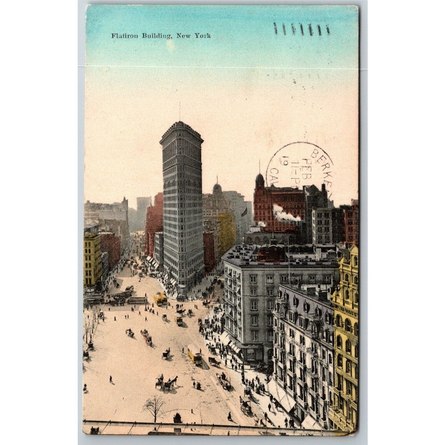 Vintage c1908 New York Postcard "Flatiron Building" (Hagemeister H. H. Co.)