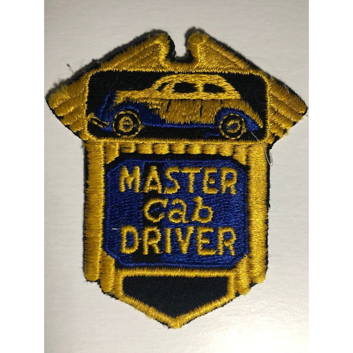 c1960's-70's Master Cab Driver Embroidered Patch VGC Scarce