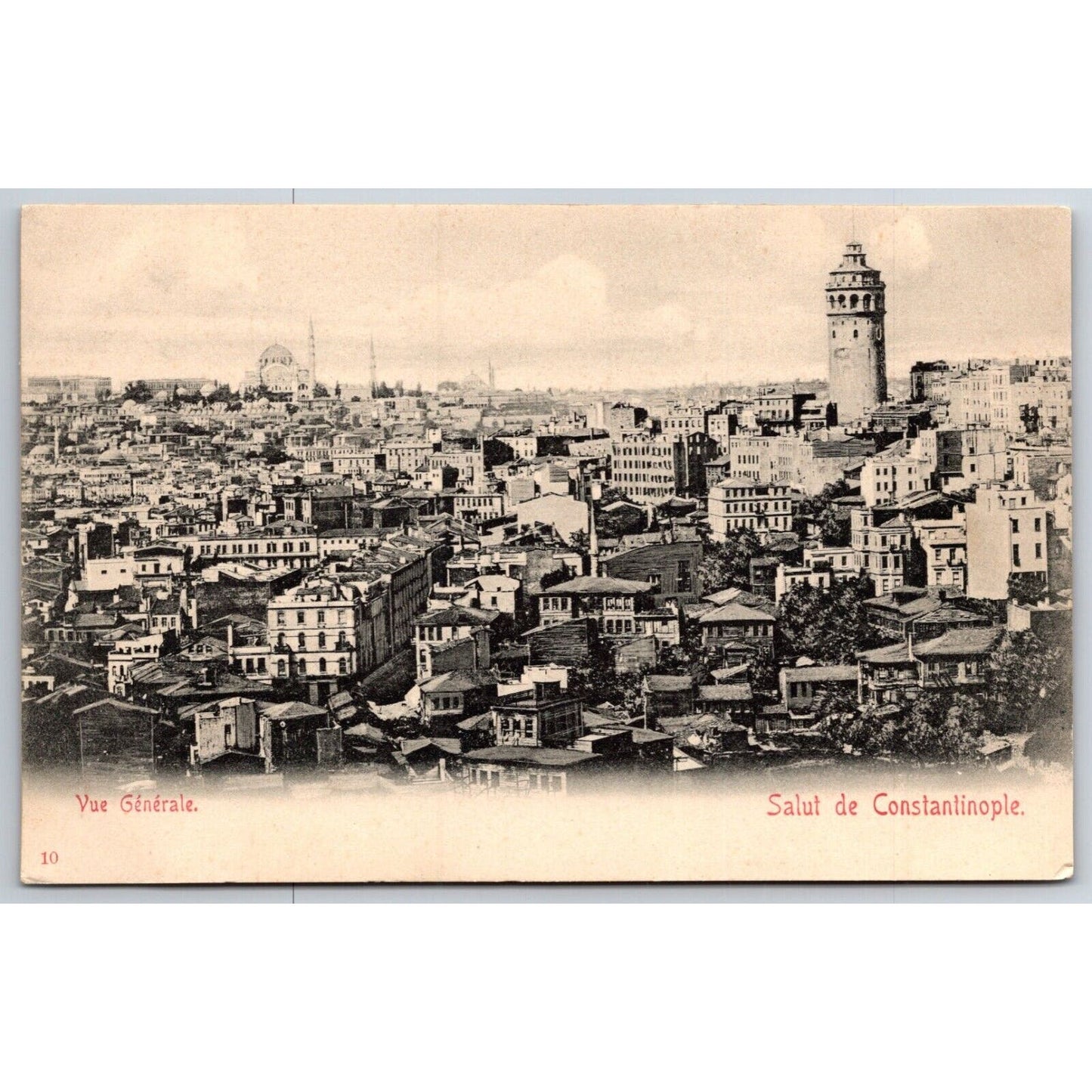 French Postcard Constantinople City Overview c1901-1907 NP VGC