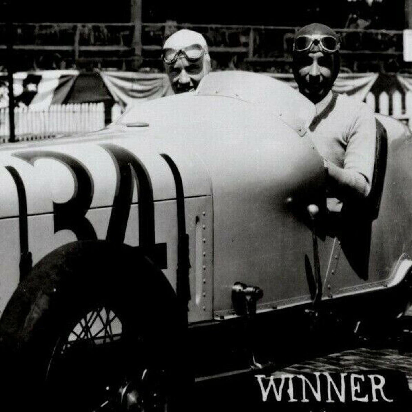 Fred Frame Indy 500 Winner 1932 - 8 x 10 Glossy B&W Photograph VGC Stamped