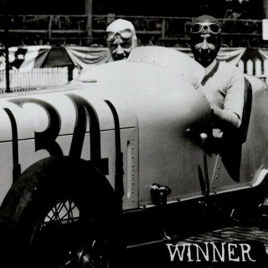 Fred Frame Indy 500 Winner 1932 - 8 x 10 Glossy B&W Photograph VGC Stamped