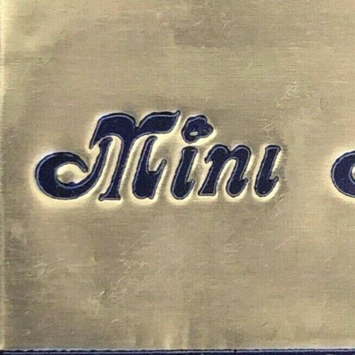 c1960's-70's Foil Wooden Matchbox / Matchbook - Mini Maid