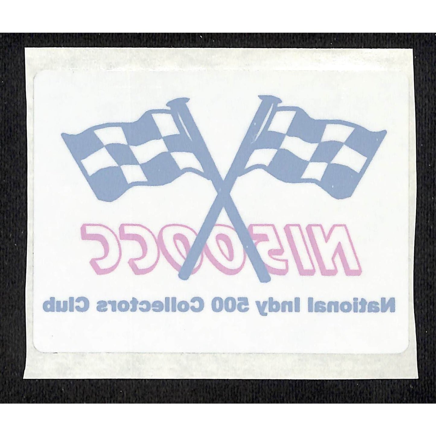 c1996 NI500CC National Indy Collectors Club 3" x 4" Sticker / Decal - Scarce VGC