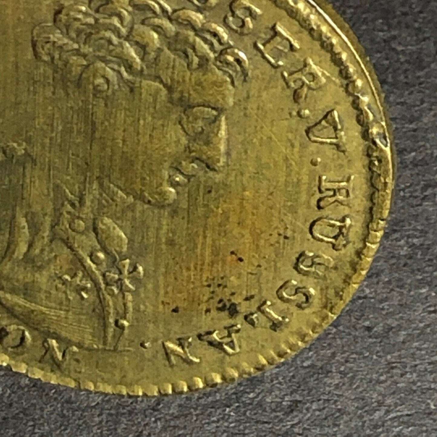 23.25mm Nicolaus Kaisser v Russlan Counter / Jeton / Token - Attrib. Elsig Lauer