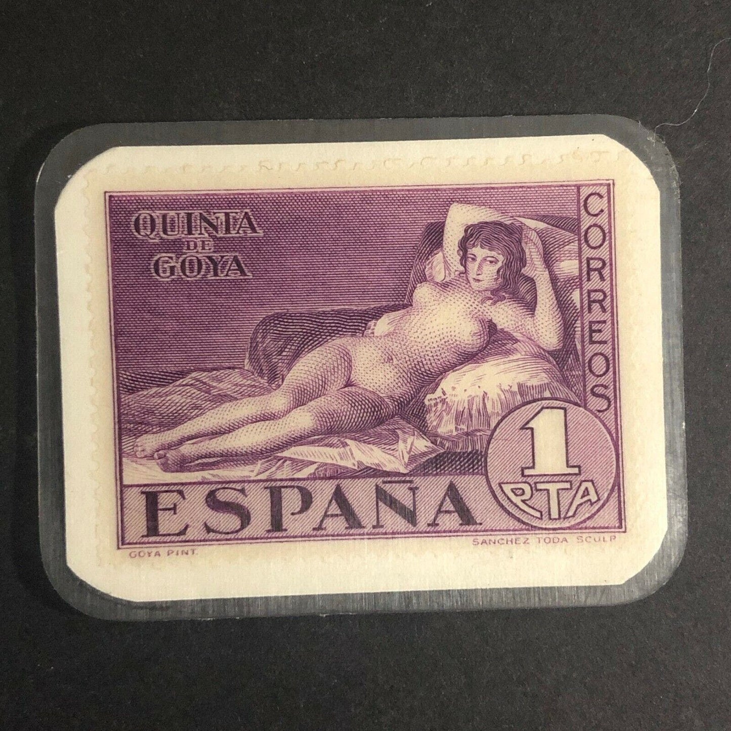 c1950's-60's Larry t. Hendry "Just a Reminder" Stamps & Coins Laminated York, PA