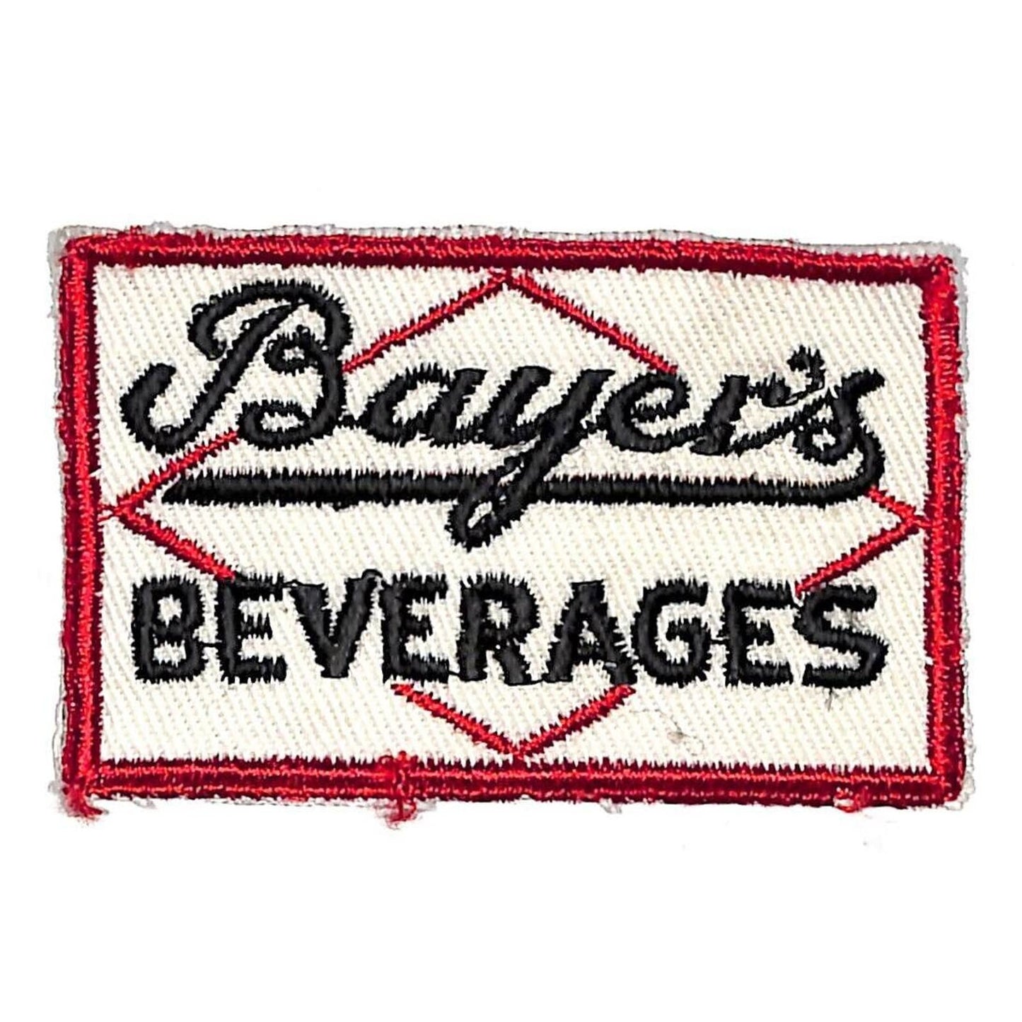 Bayer Beverage Company Embroidered Soda Patch c1960's Scarce VGC