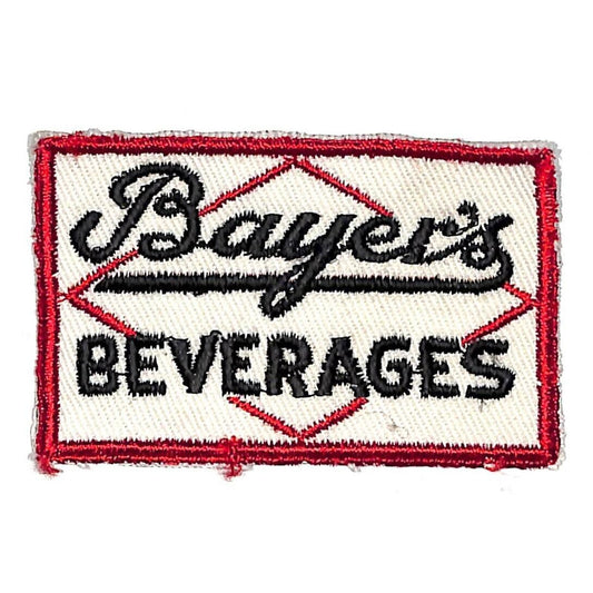 Bayer Beverage Company Embroidered Soda Patch c1960's Scarce VGC