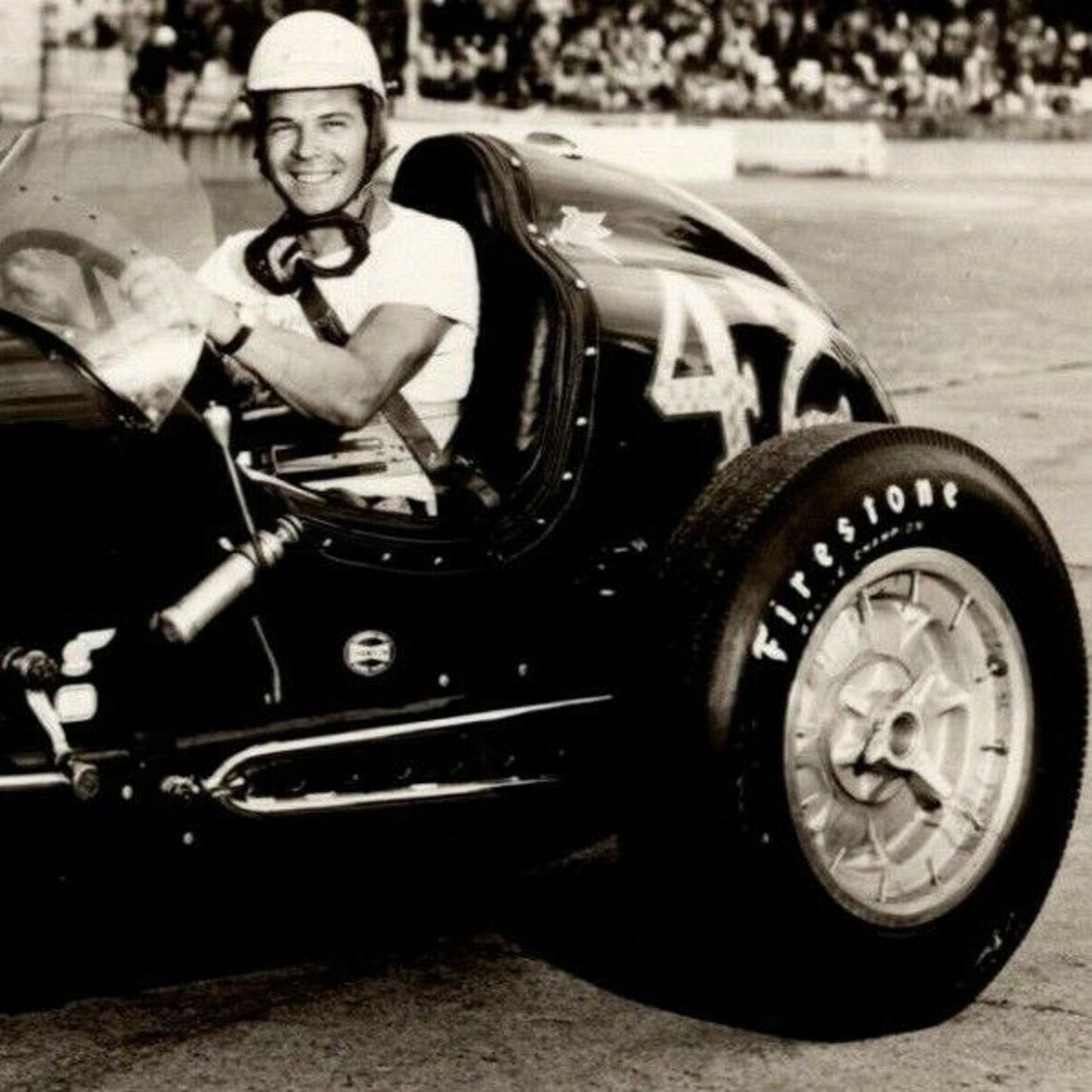 Indy 500 RPPC Postcard "1955 Al Keller" Official Race Photo Unposted VGC