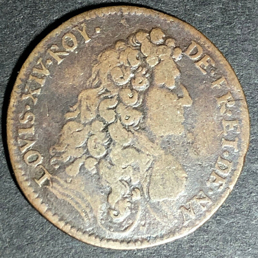 24.75mm Louis XIV Counter - Ben Fauver Coll.