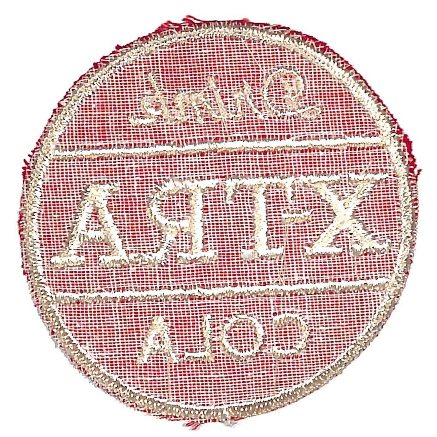 X-TRA Beverages Cola Wolcott, CT Embroidered Soda Patch c1960's-70's Very Scarce