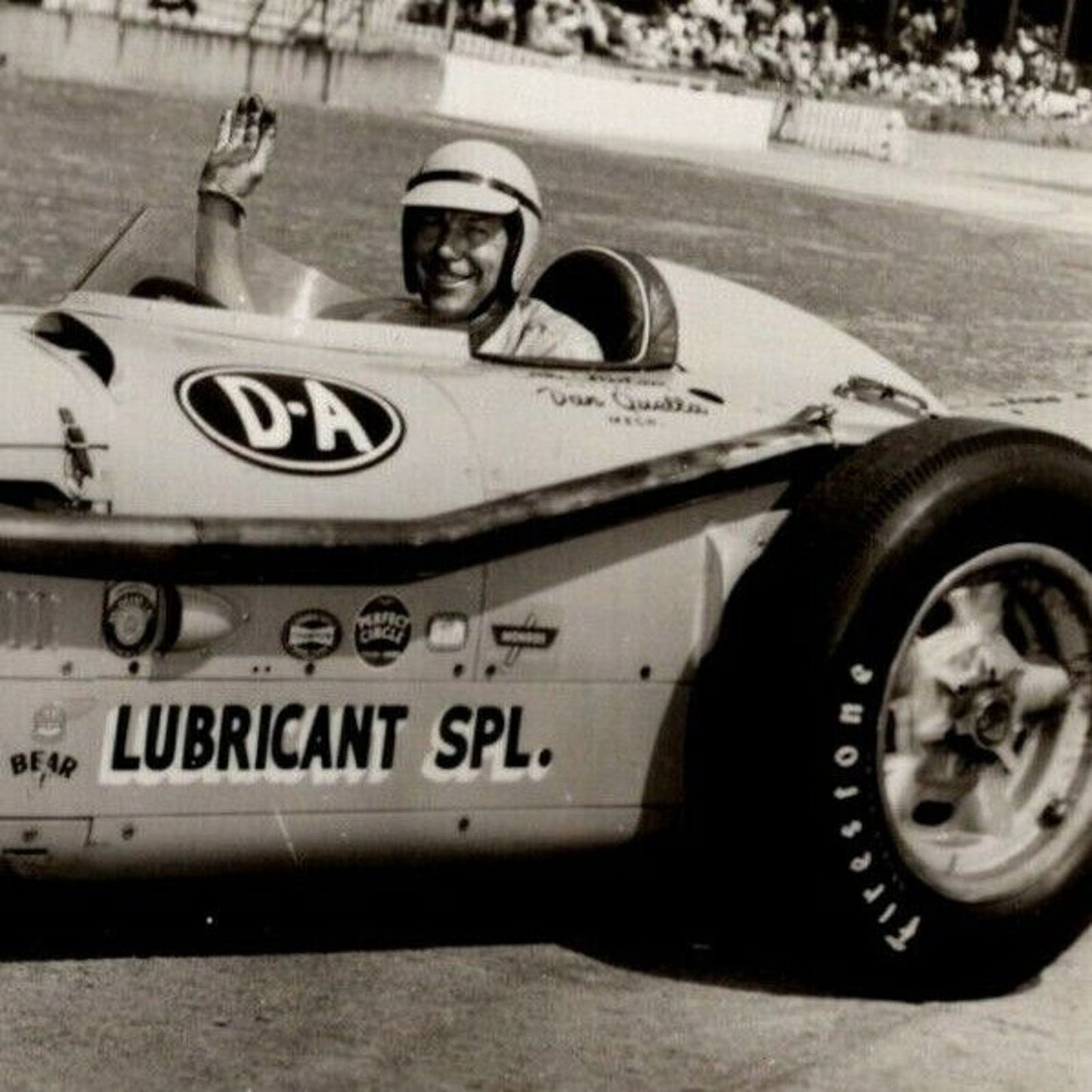 Indy 500 RPPC Postcard "1955 Cal Niday" Official Race Photo Unposted VGC