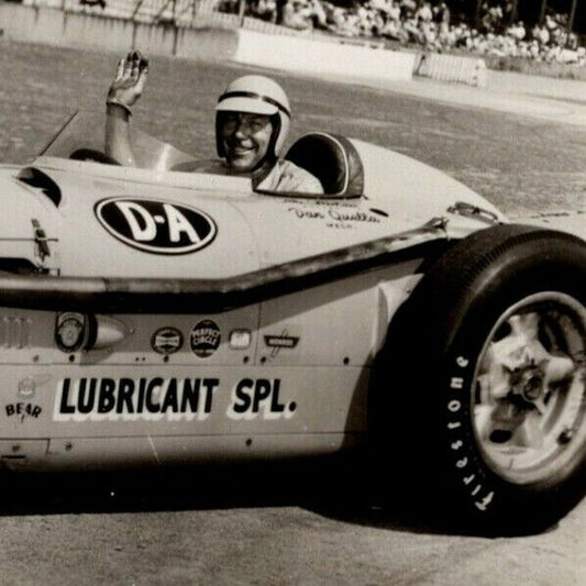 Indy 500 RPPC Postcard "1955 Cal Niday" Official Race Photo Unposted VGC