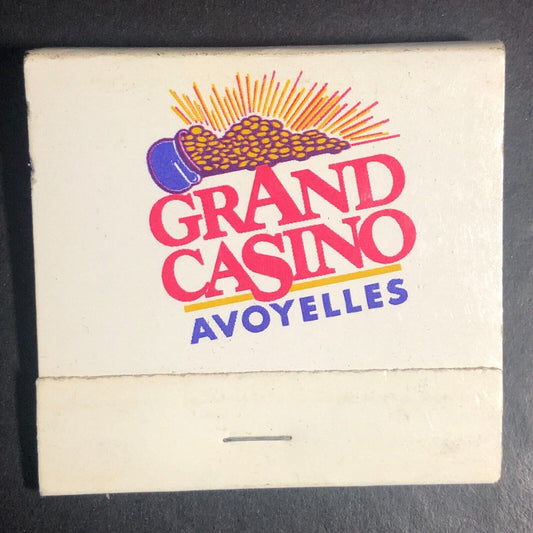 Grand Casino Avoyelles Marksville, Louisiana (1994-2001) Full Matchbook VGC