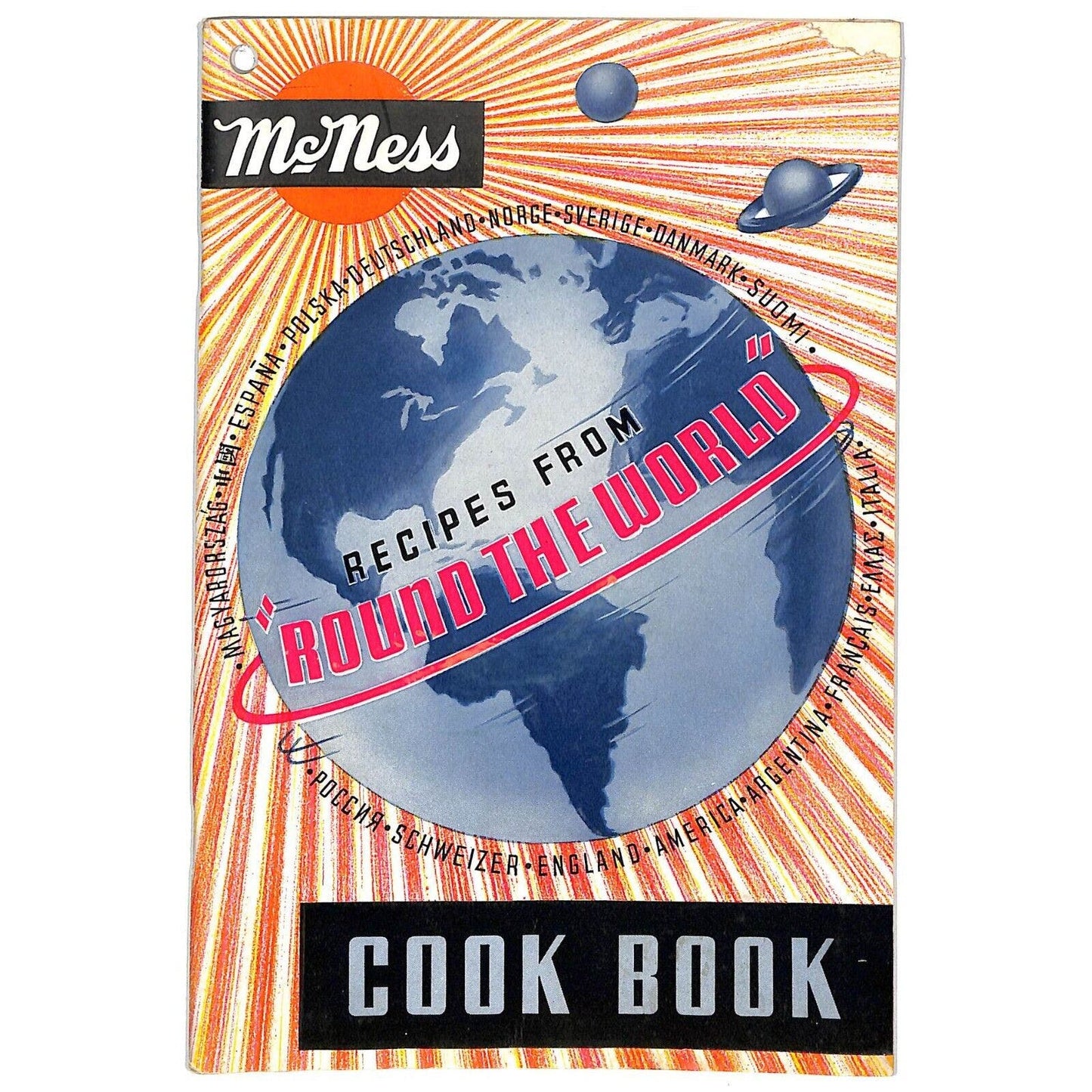 McNess "Recipes From Around The World" Cook Book Booklet 64pp c1930's VGC
