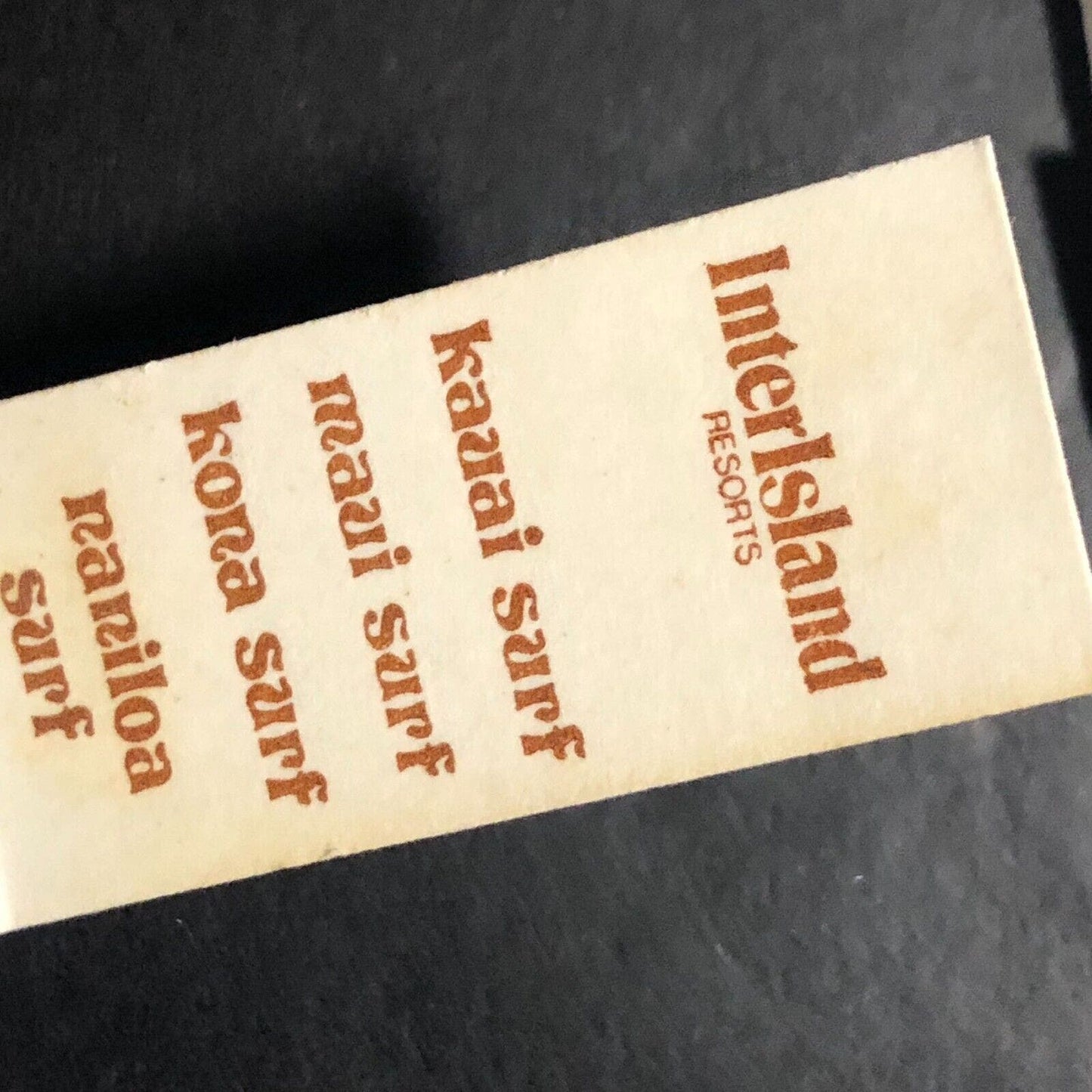 Group of 4 Maui Kona Surf Hawaii Matchbooks Mostly Full & c1974-80's