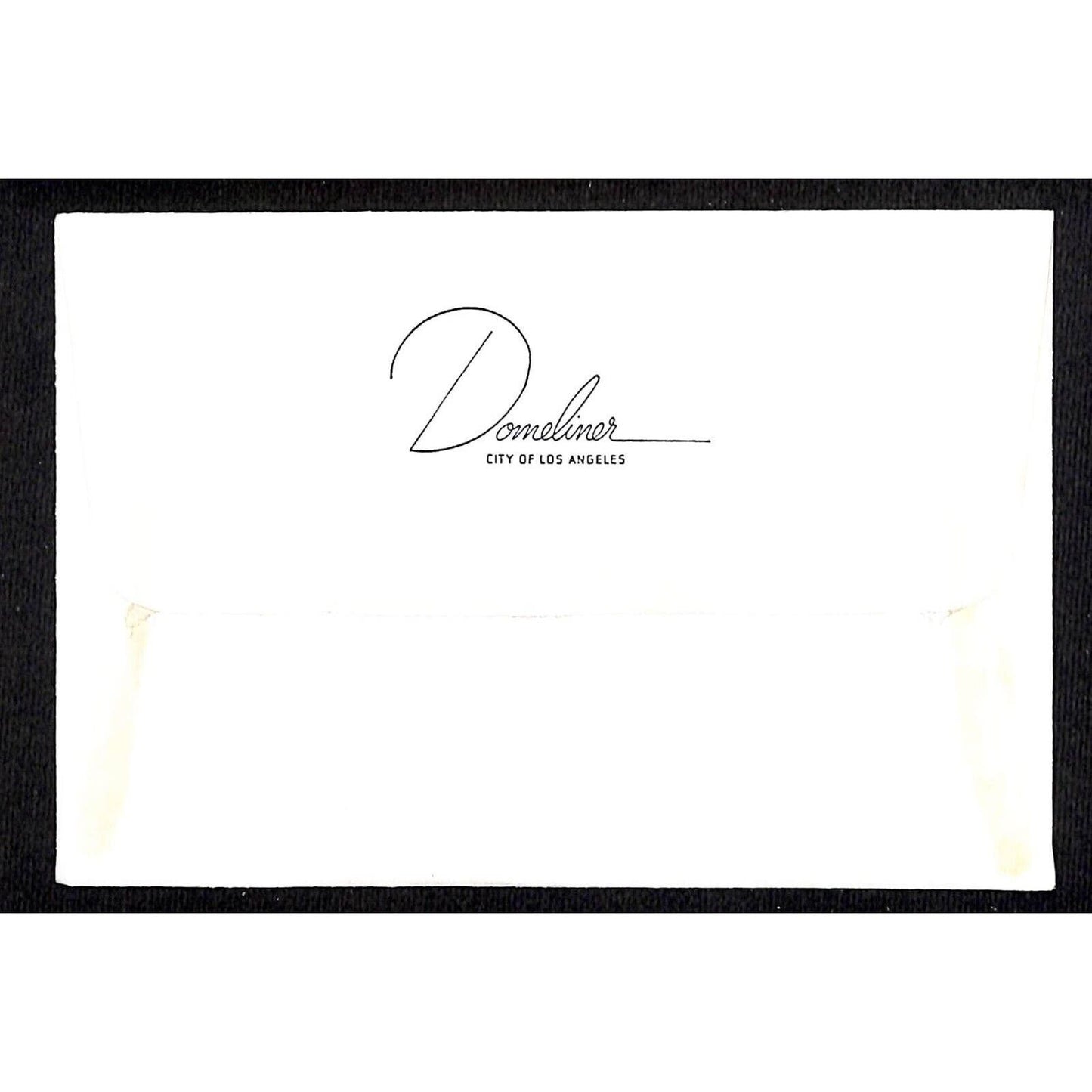 Domeliner "City of Los Angeles" Unused Railroad Stationary Envelope