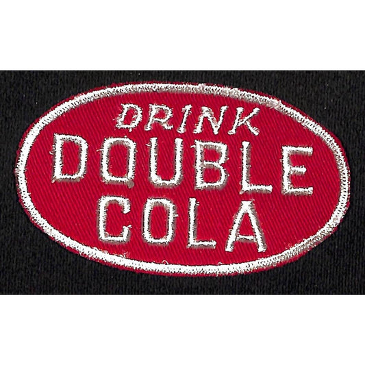 Double Cola Embroidered Soda Patch c1940's-50's - VGC Scarce