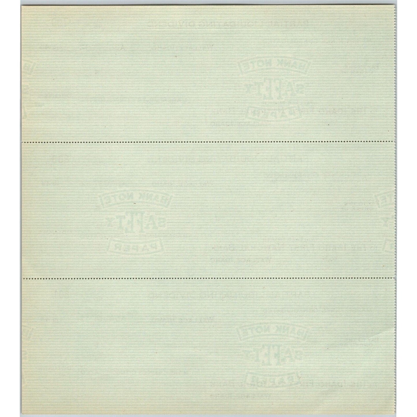Marsh Mines Consolidated Wallace, Idaho First National Bank Check Sheet 1944