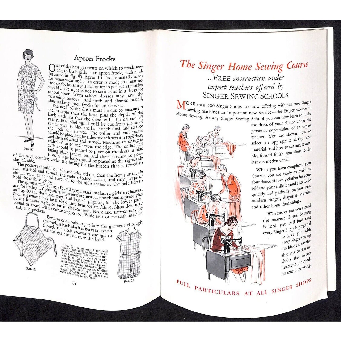 How to Make Children's Clothes - The Modern Singer Way 1930 Booklet 64pp VGC