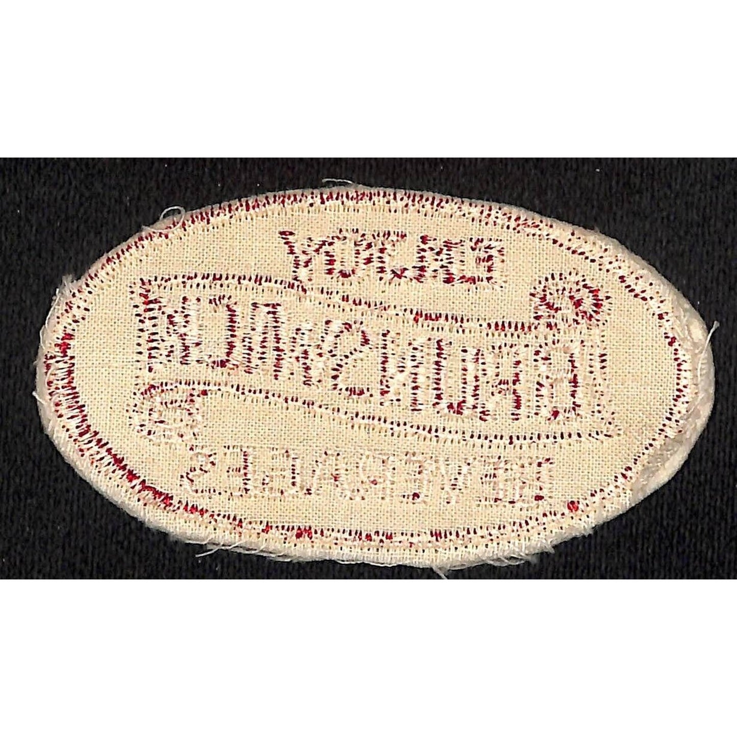 Brunswick Beverages Embroidered Felt Soda Patch c1950's VGC Scarce