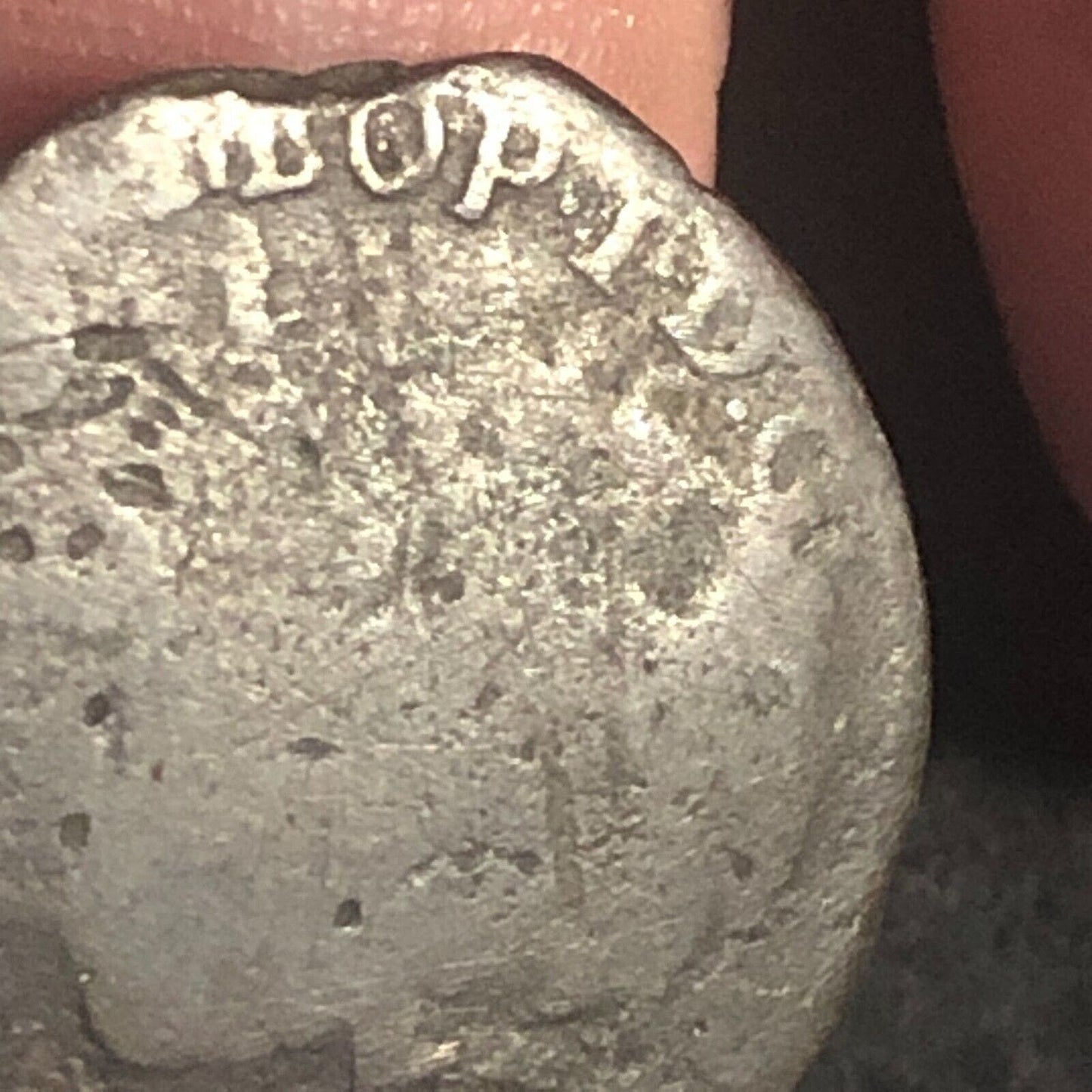 1728 France Lorraine Liard Coin 20mm - Very Worn