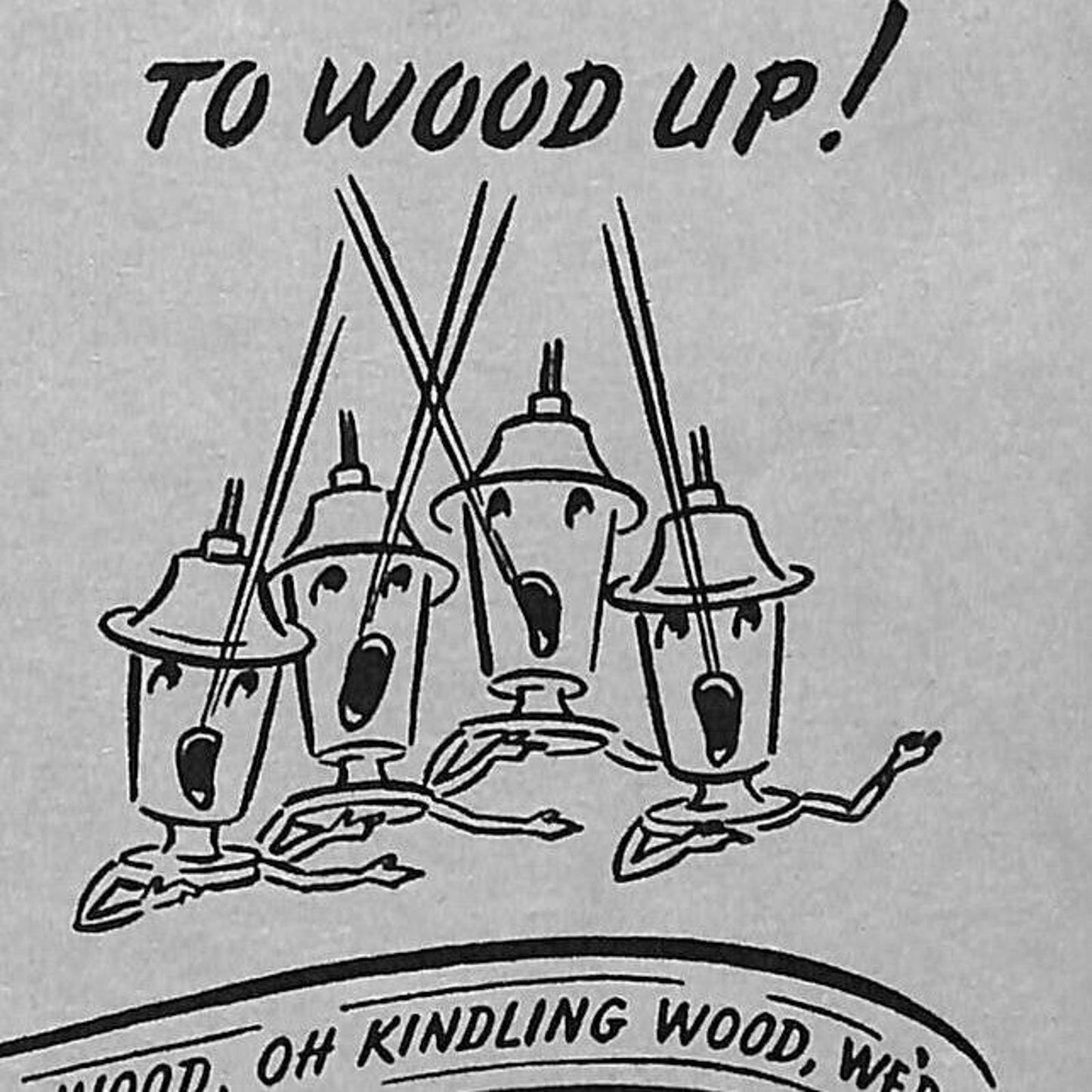 1941 "Four Whistles to Wood Up!" Booklet Northern Railway of Canada 64p Railroad