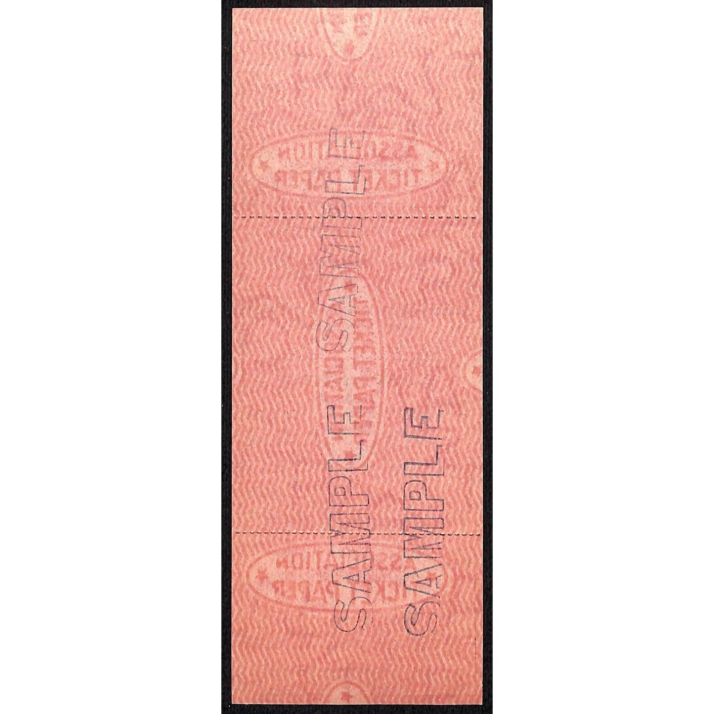 New York Central Railroad RR Canada Unused SAMPLE Excursion Ticket c1967 #49327